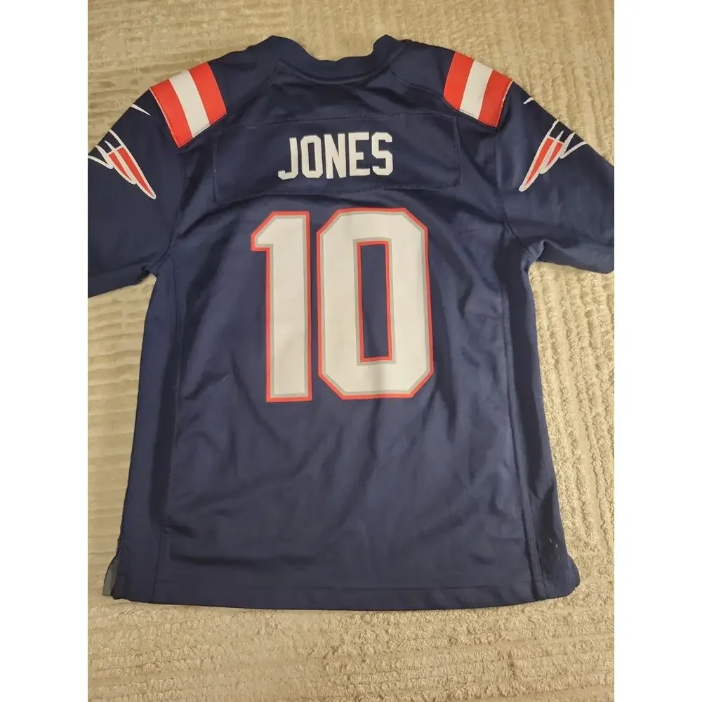 Nike Mac Jones New England Patriots Jersey Youth Medium Boys Kids Children